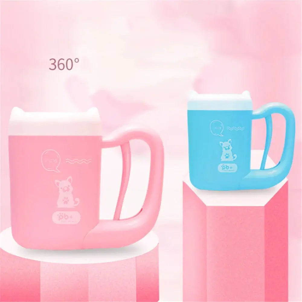 AUTOMATIC ROTATION PAW CLEANING CUP
