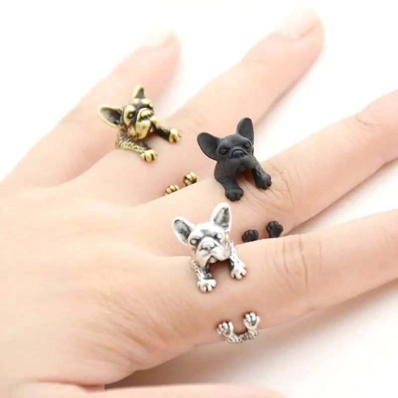 Dog Wrap Rings – Adorable Dog Jewelry