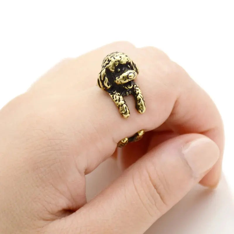 Dog Wrap Rings – Adorable Dog Jewelry