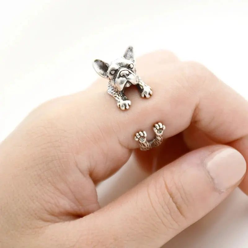 Dog Wrap Rings – Adorable Dog Jewelry