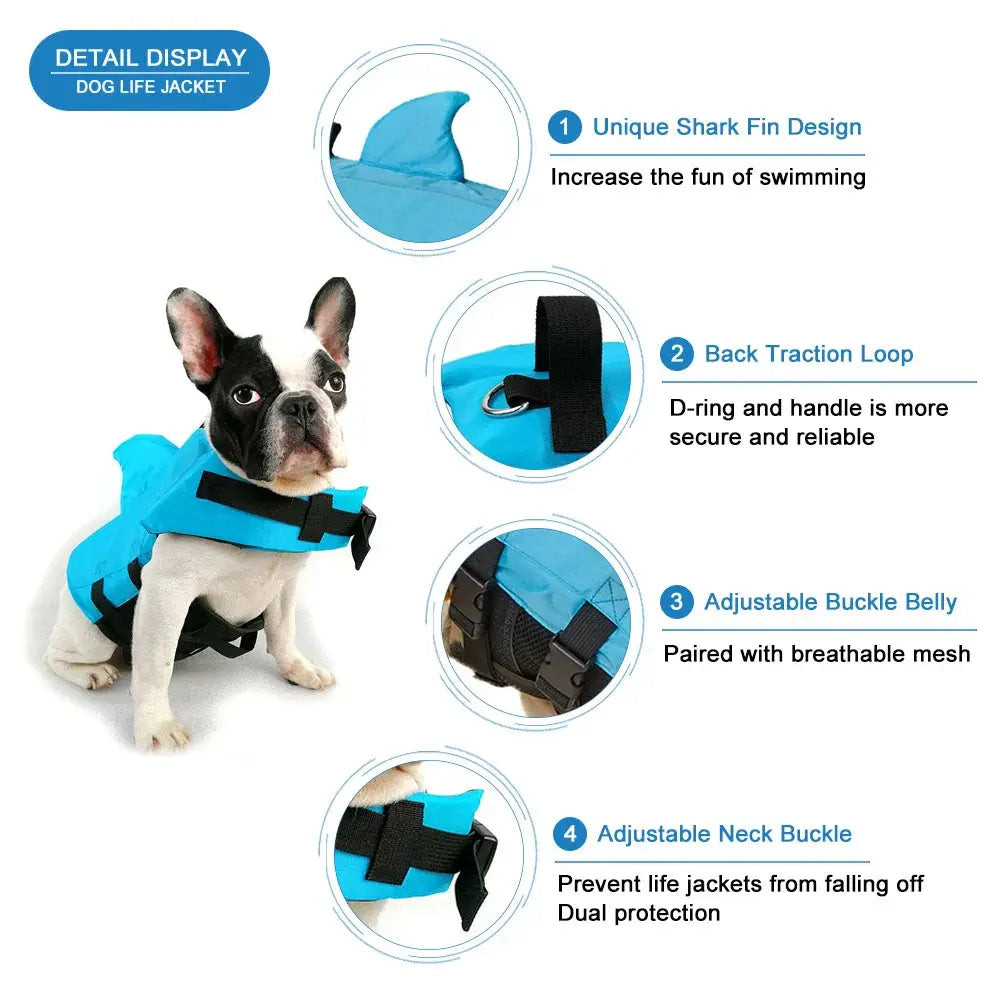 FinFidoGear™ - Shark Dog Life Vest !