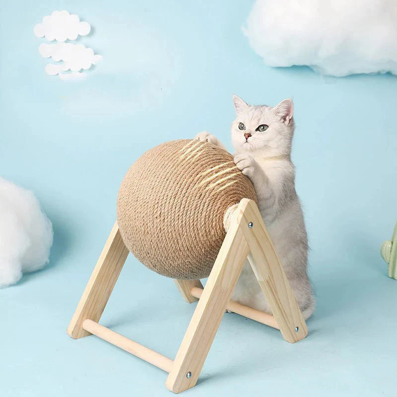 Cat Scratching Ball Toy β Sisal Rope Board for Grinding Paws