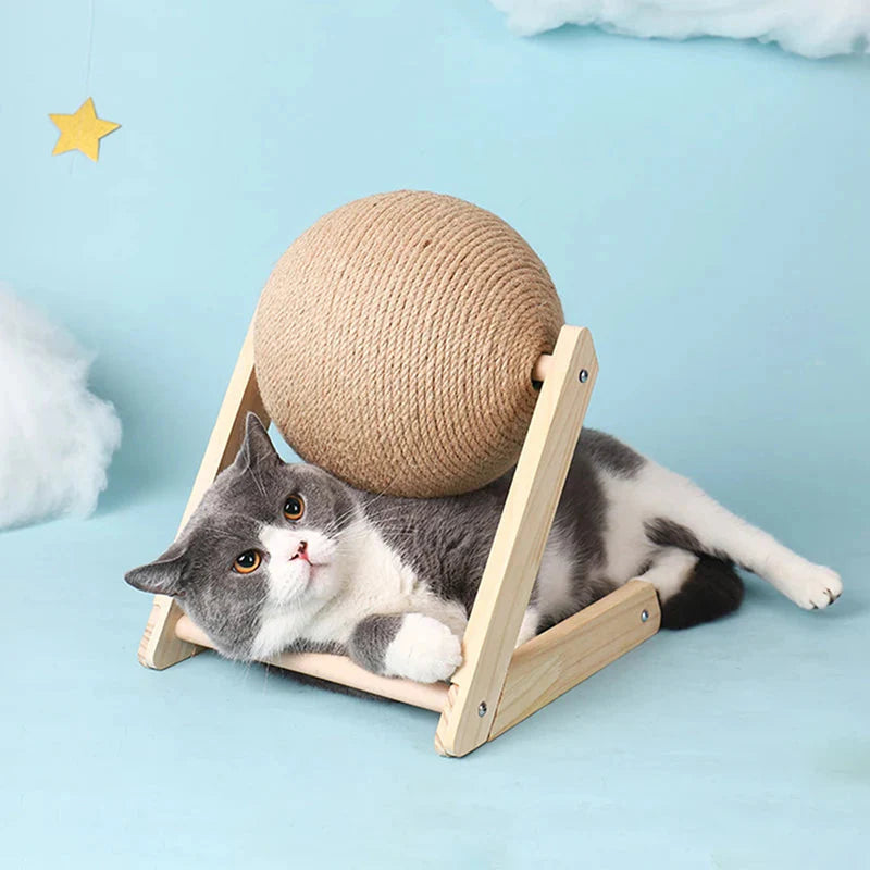 Cat Scratching Ball Toy β Sisal Rope Board for Grinding Paws