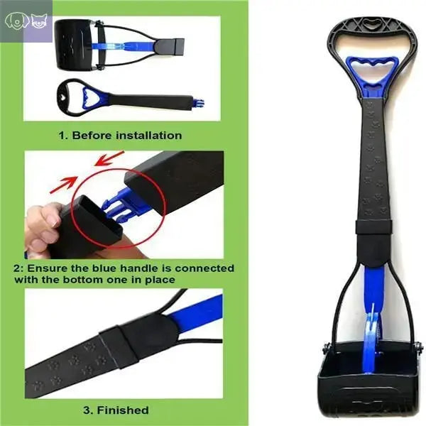 Heavy Duty Poop Scooper – Durable Waste Removal Tool for Pets