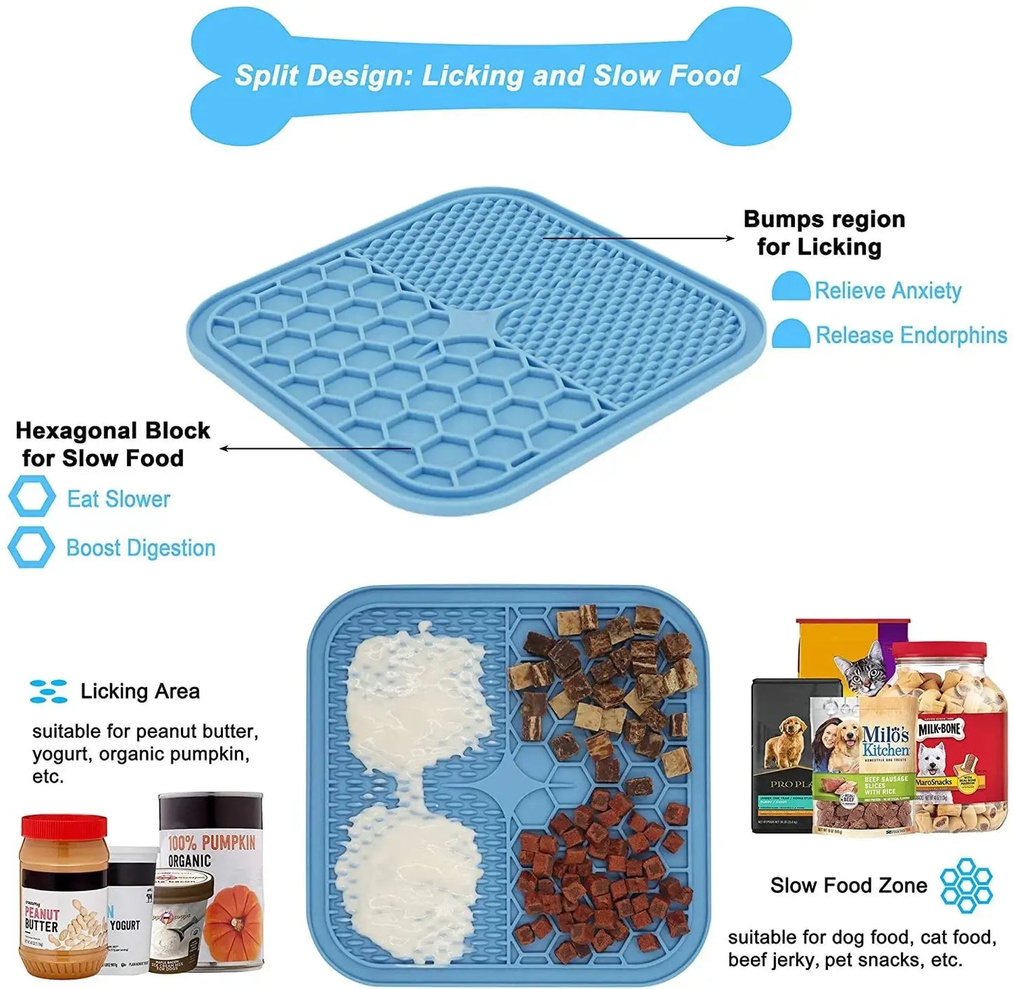 Lick Pad for Pet Slower Feeder