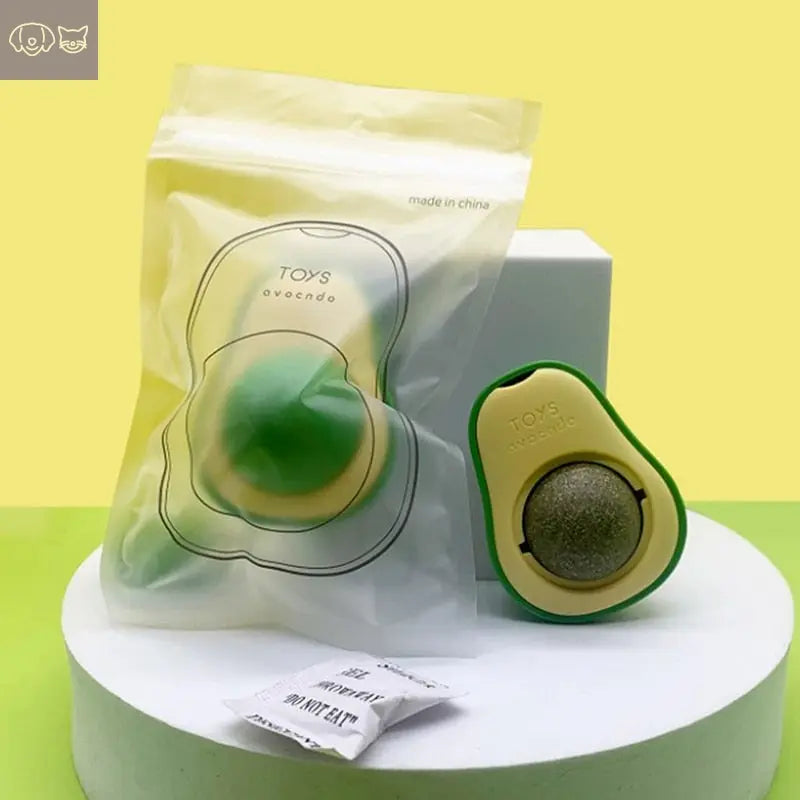 Natural Catnip Cat Rotatable Catnip Wall Ball