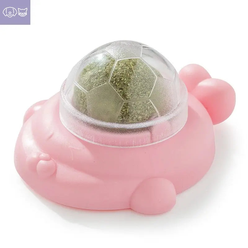 Natural Catnip Cat Rotatable Catnip Wall Ball