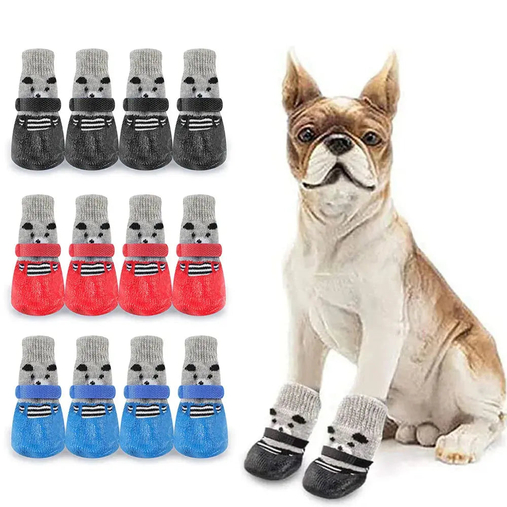 PawProtector™ Waterproof Breathable Dog Socks: Non-Slip & Adjustable