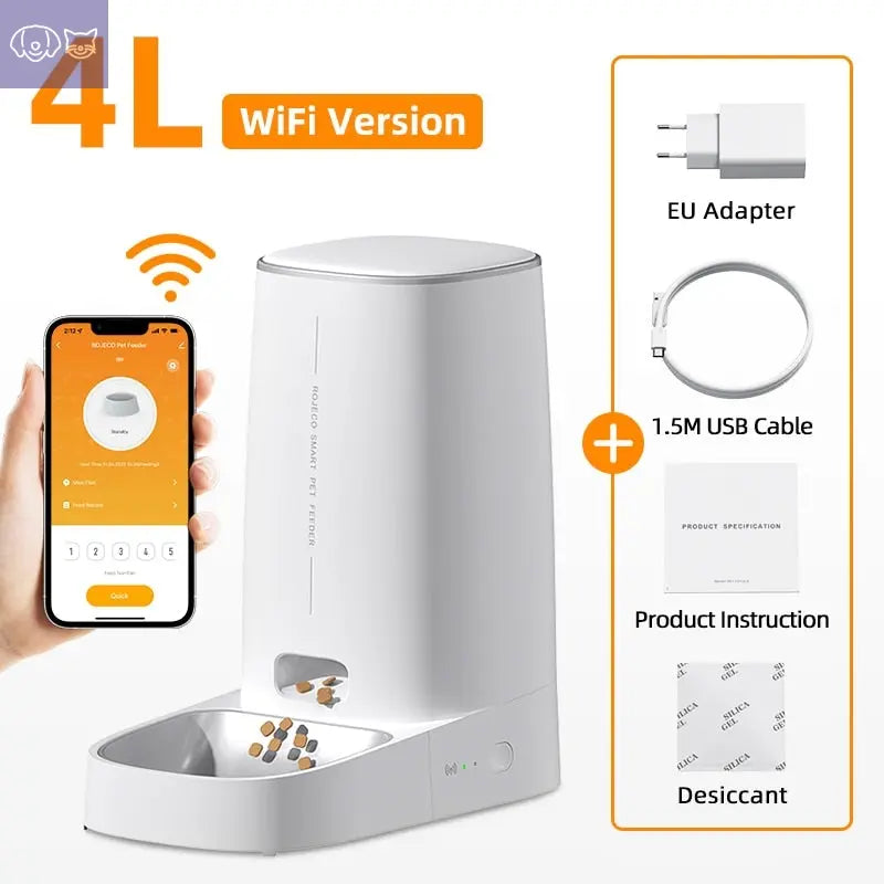 ROJECO Automatic Pet Feeder – Smart Feeding Solution for Your Pets
