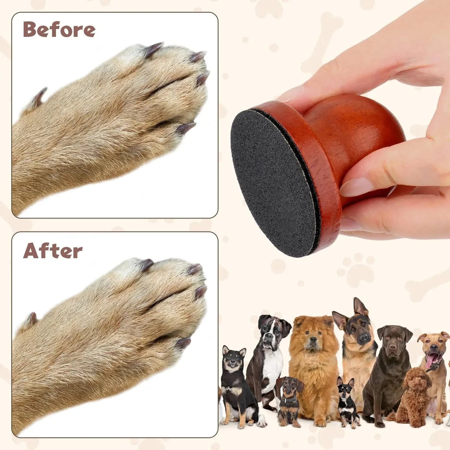 GentleGrit ™ Dog Nail Safe Grooming