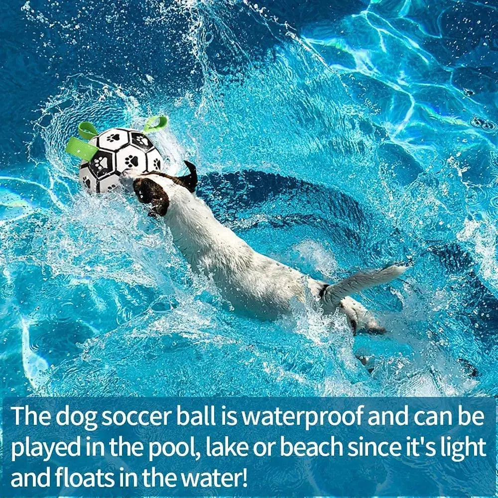 Interactive Dog Soccer Ball: Durable and Fun Toy for Active Dogs