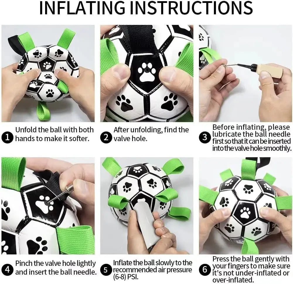Interactive Dog Soccer Ball: Durable and Fun Toy for Active Dogs