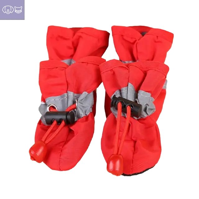 4pcs/set Waterproof Pet Dog Shoes