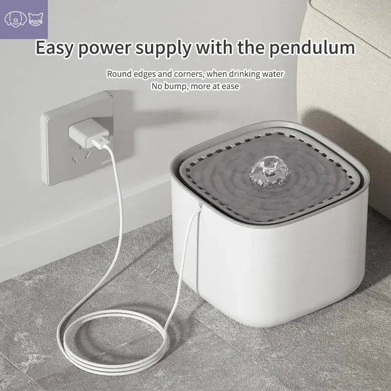 3L Cat Water Fountain Auto Recirculate Filter