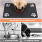 Absorbent Pet Feeding Mat with Waterproof Backing - Quick Dry for Dogs & Cats