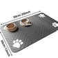 Absorbent Pet Feeding Mat with Waterproof Backing - Quick Dry for Dogs & Cats