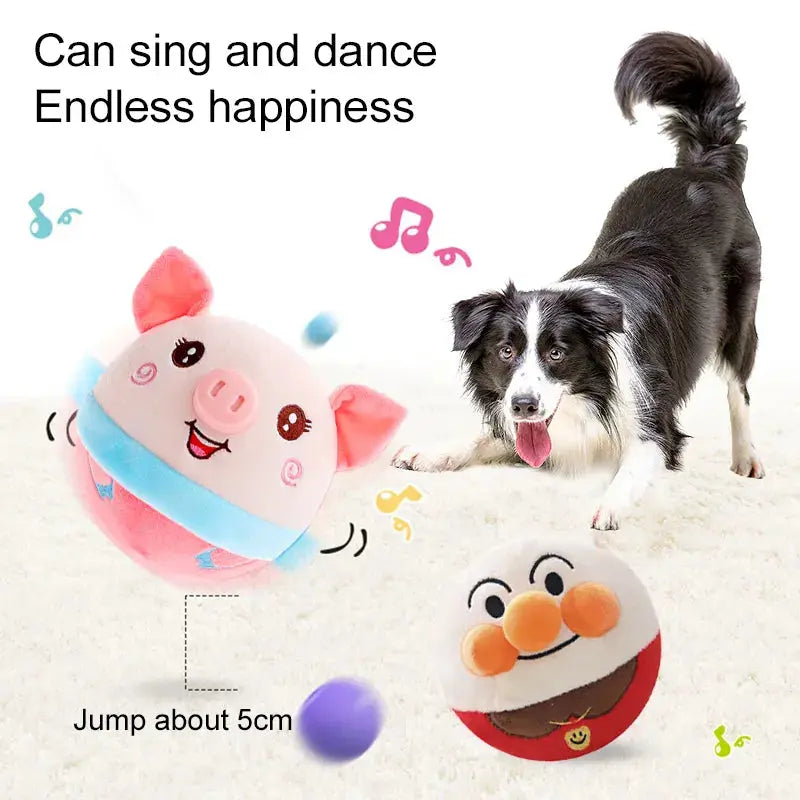 Active Moving Dog Plush Toy