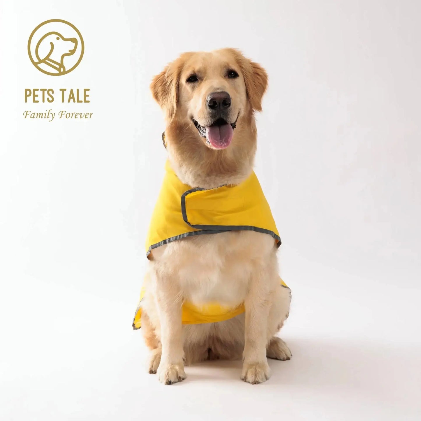 All Weather Dog Raincoat – Dual-Sided Waterproof with Velcro Closure