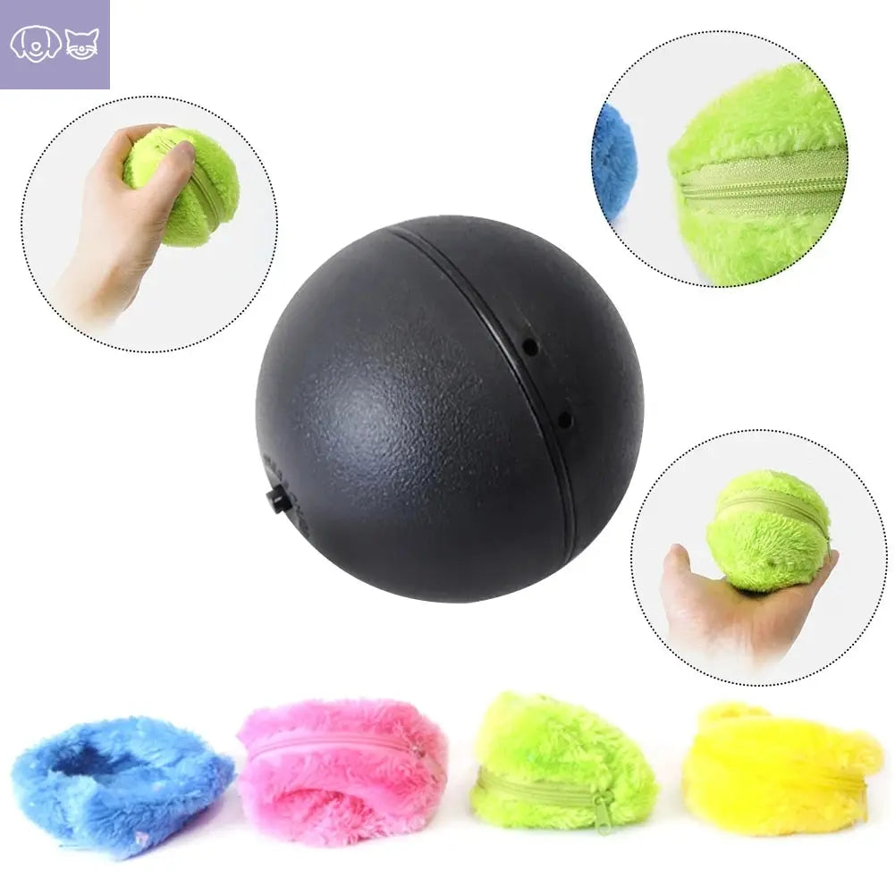 PawMagic Roller™ – Auto-Moving Ball
