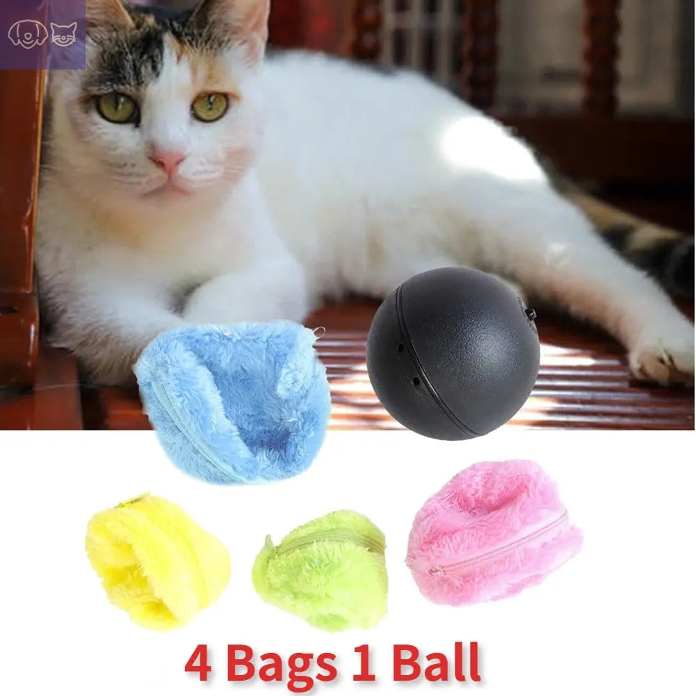 PawMagic Roller™ – Auto-Moving Ball