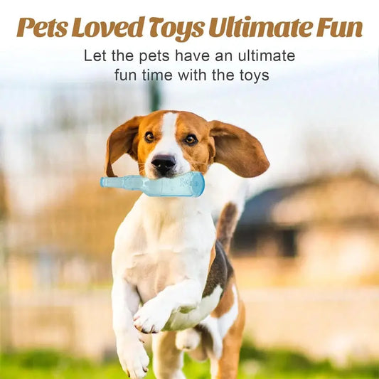 Bite-Resistant Water Bottle Dog Toy