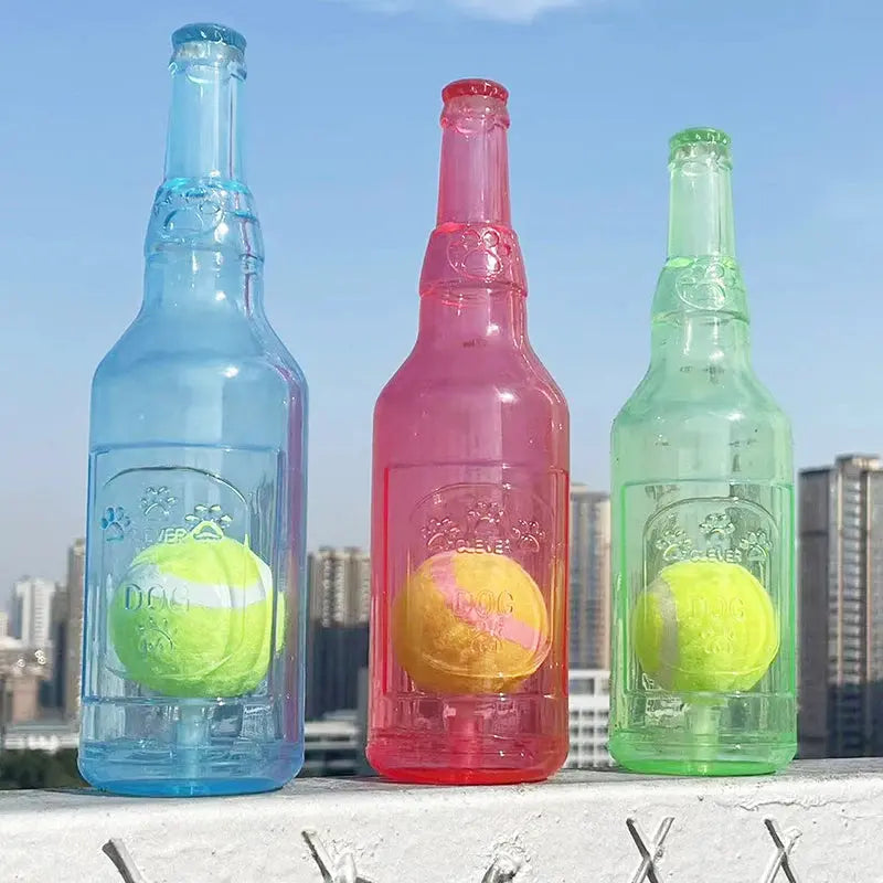 Bite-Resistant Water Bottle Dog Toy