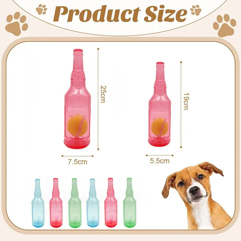 Bite-Resistant Water Bottle Dog Toy