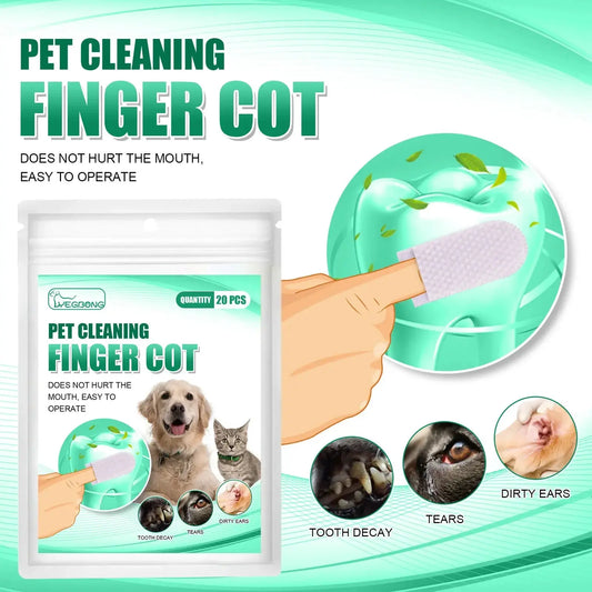 Dental Cleaning Finger For Pets