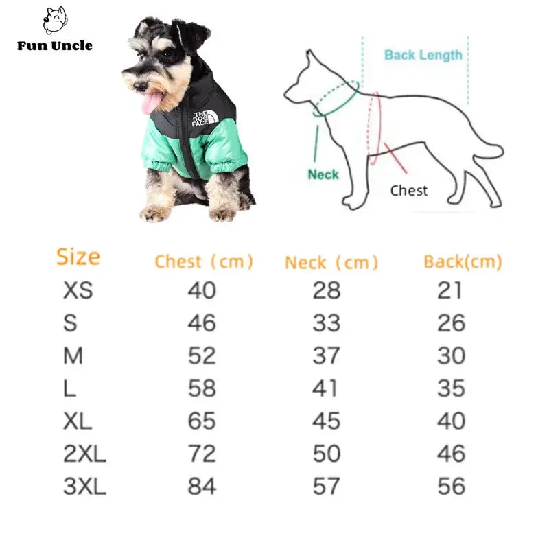 Dog Face Puffer Jacket
