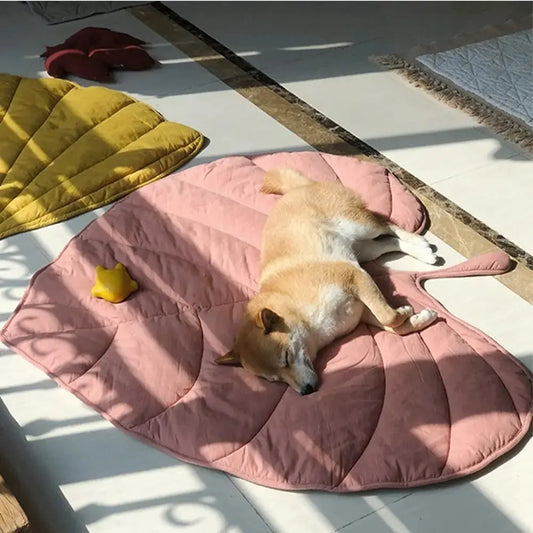Dog Leaf Blanket