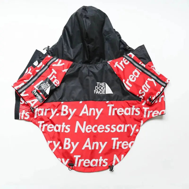 Dog Raincoat Waterproof Windbreaker – Hooded Jacket for All Sizes