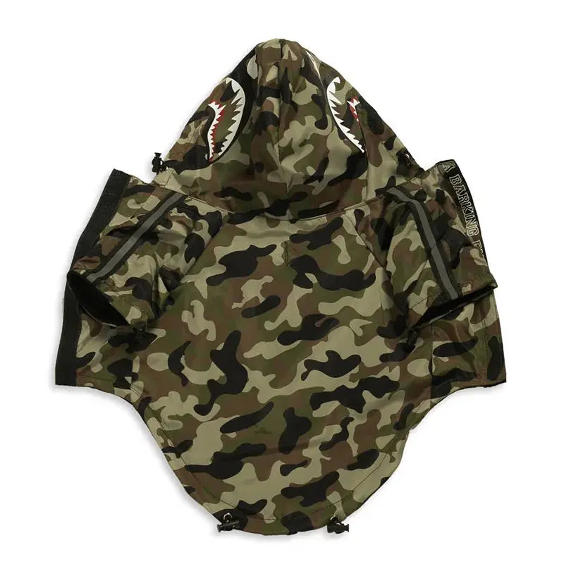 Dog Raincoat Waterproof Windbreaker – Hooded Jacket for All Sizes