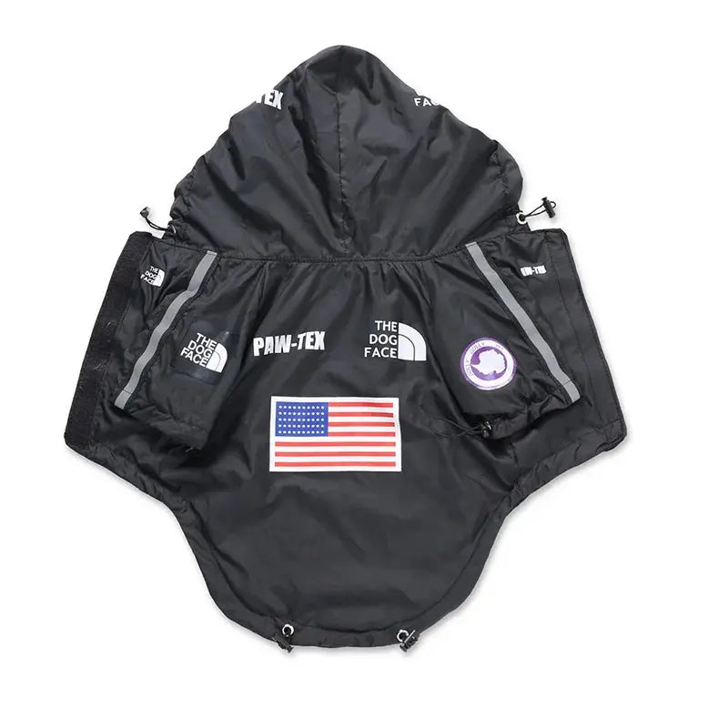 Dog Raincoat Waterproof Windbreaker – Hooded Jacket for All Sizes