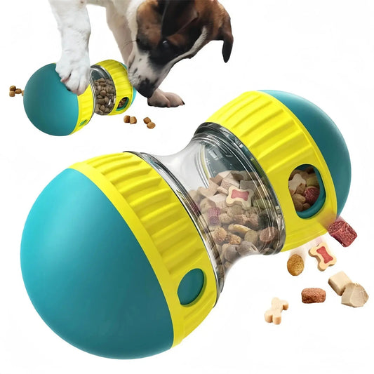 Interactive Dog Toy Tumbler Food Ball – Slow Feeder & Puzzle