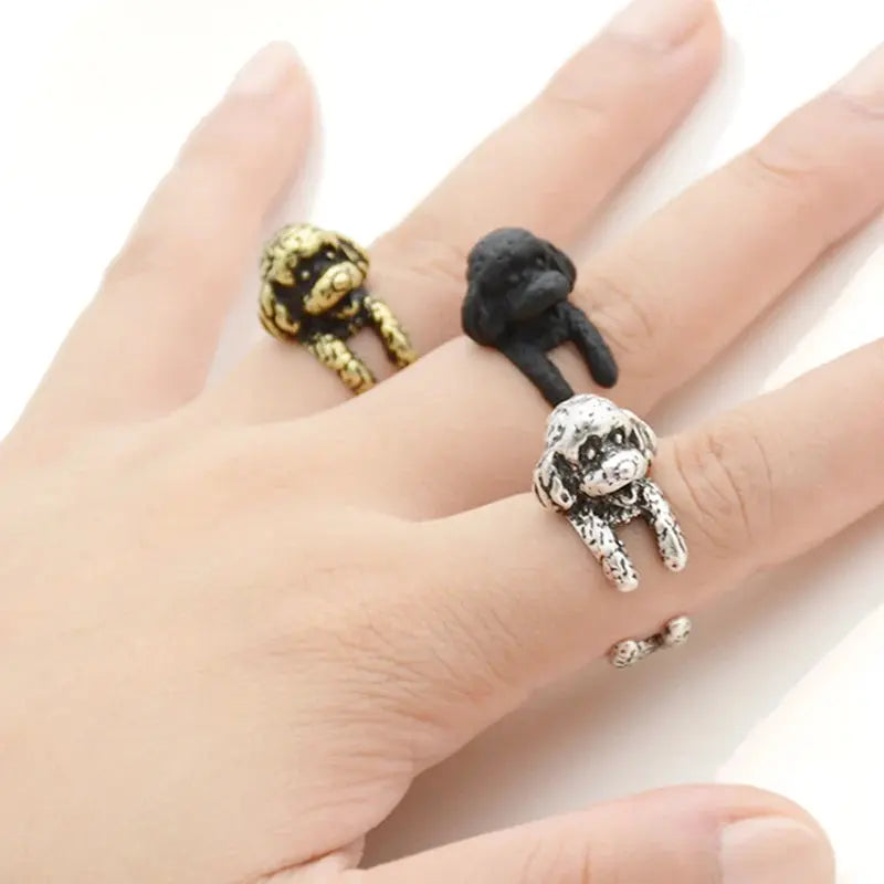 Dog Wrap Rings – Adorable Dog Jewelry