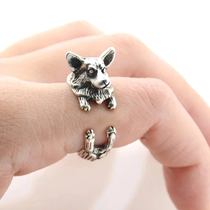 Dog Wrap Rings – Adorable Dog Jewelry