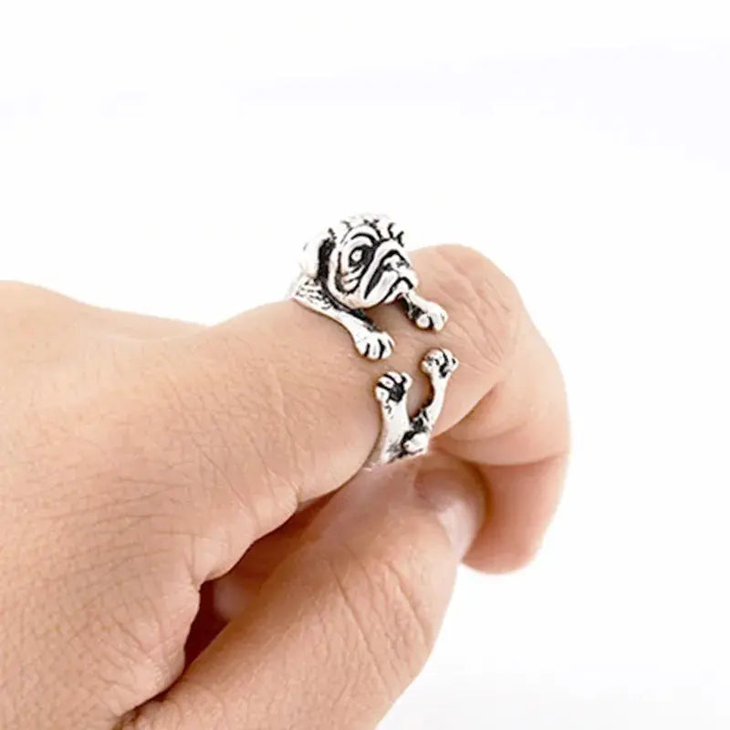 Dog Wrap Rings – Adorable Dog Jewelry