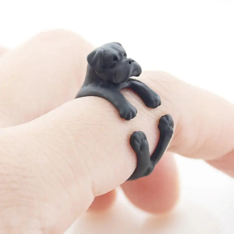 Dog Wrap Rings – Adorable Dog Jewelry