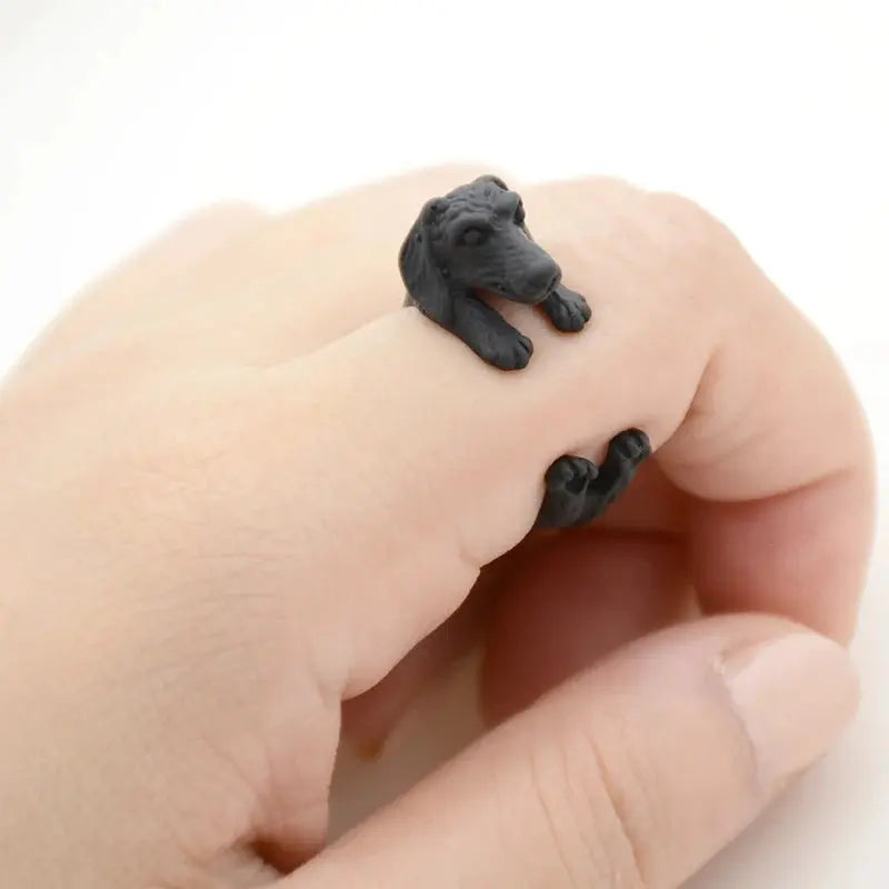 Dog Wrap Rings – Adorable Dog Jewelry