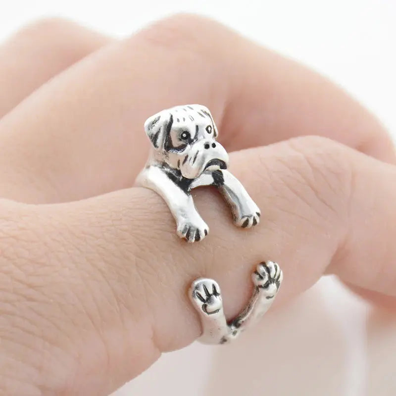 Dog Wrap Rings – Adorable Dog Jewelry