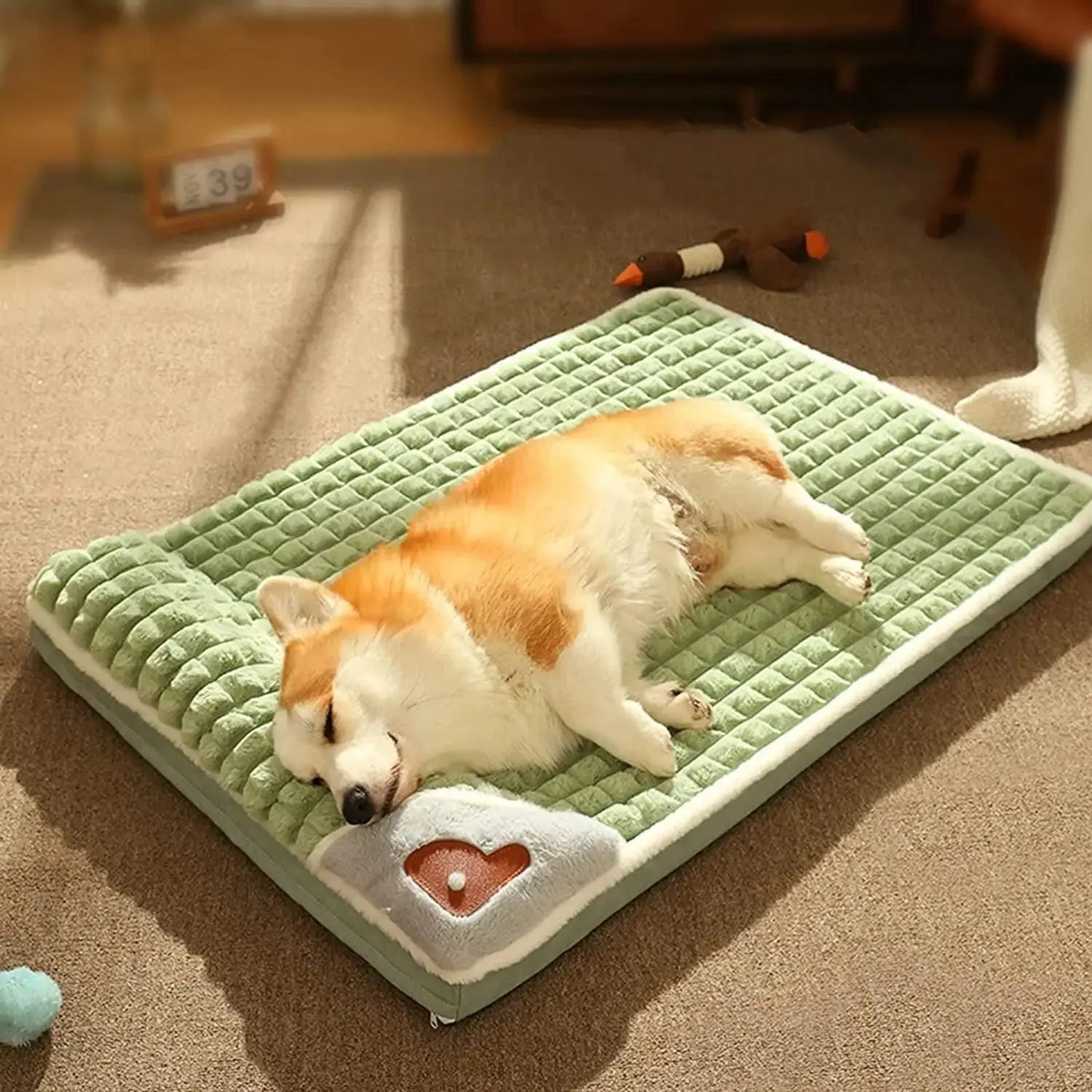 Dog Kennel Removable and Washable Pet Mat Bed for Comfort