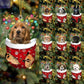 Dogs Snow Pocket Ornaments