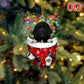 Dogs Snow Pocket Ornaments