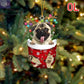 Dogs Snow Pocket Ornaments
