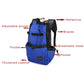 Durable Nylon Dog Carrier Backpack – Breathable Travel Bag for Pets