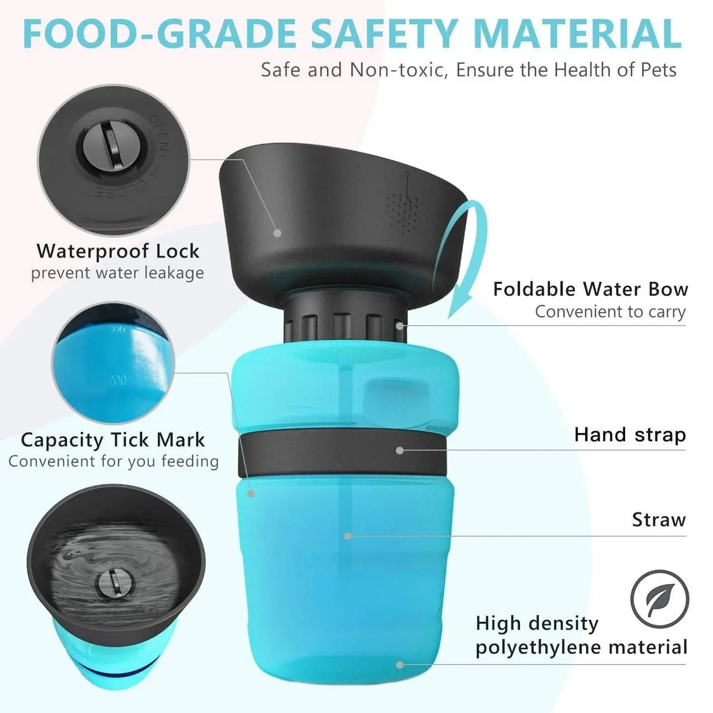 EZBottle™ Squeeze Dog Water Bottle
