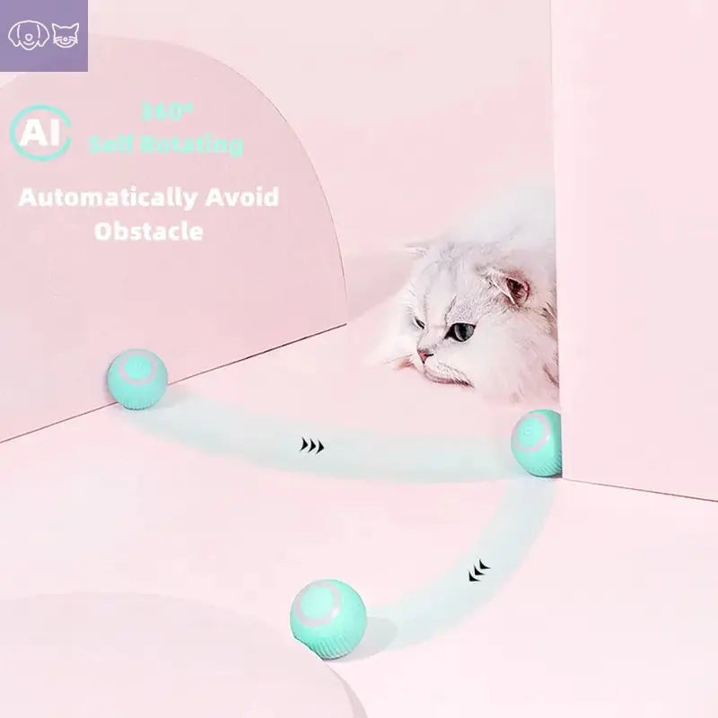 Electric Automatic Rolling Cat Ball – Interactive Fun for Your Feline