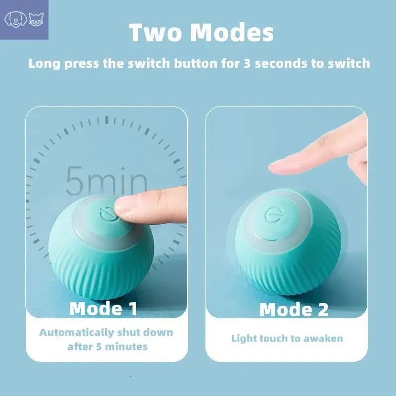Electric Automatic Rolling Cat Ball – Interactive Fun for Your Feline