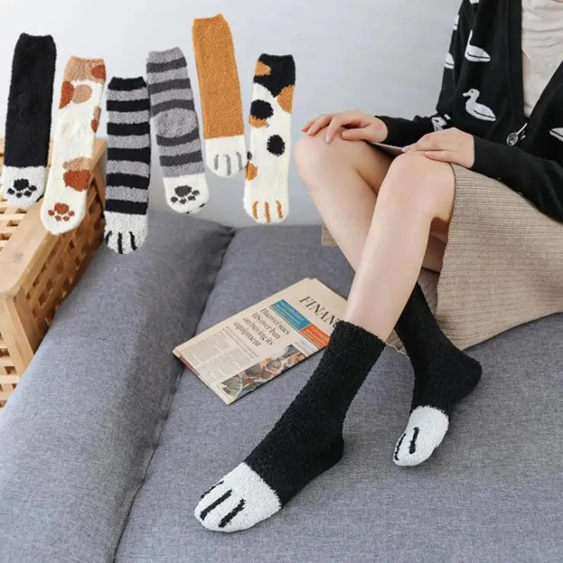 Paw Stripe Socks – Stylish and Comfortable Socks 3D