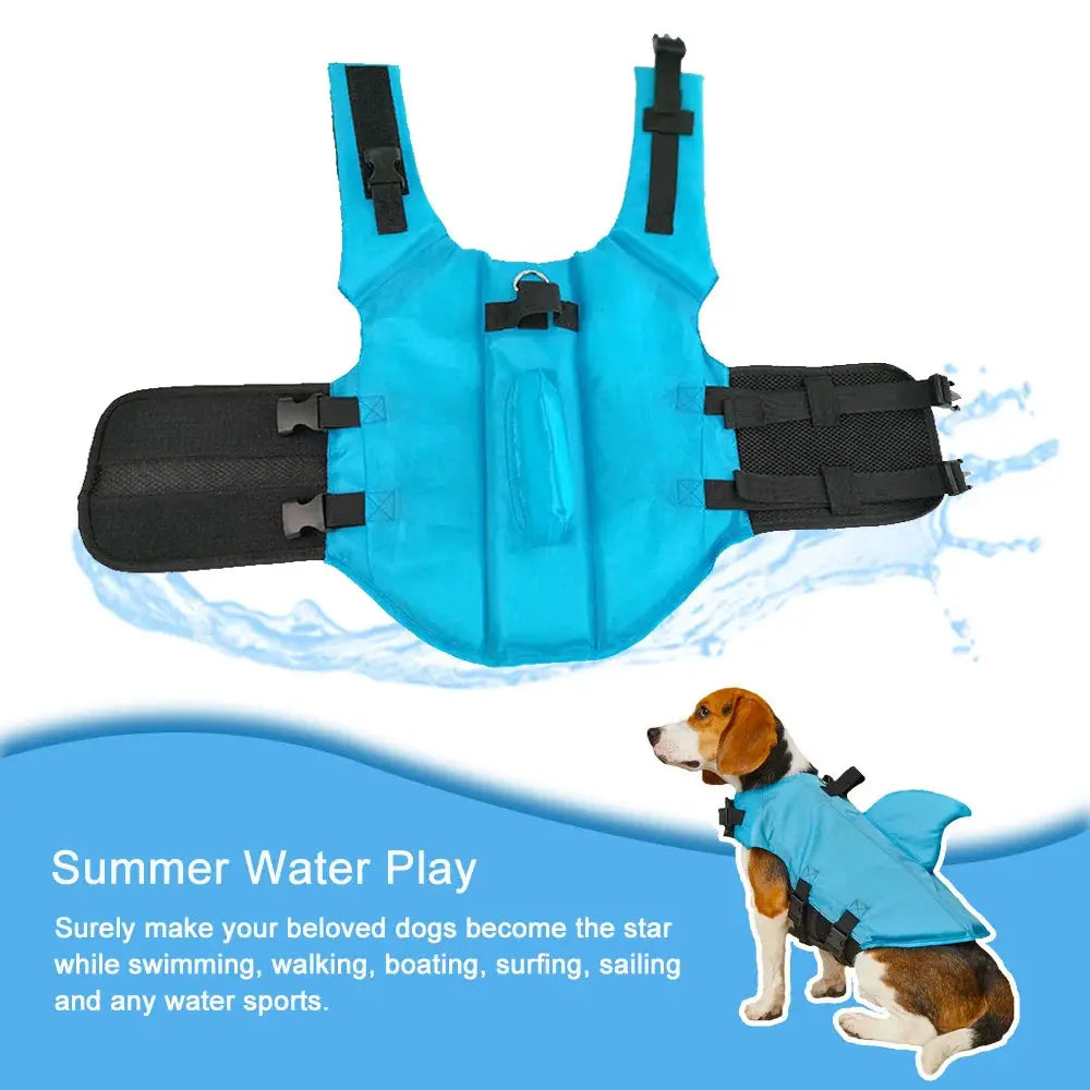 FinFidoGear™ - Shark Dog Life Vest !